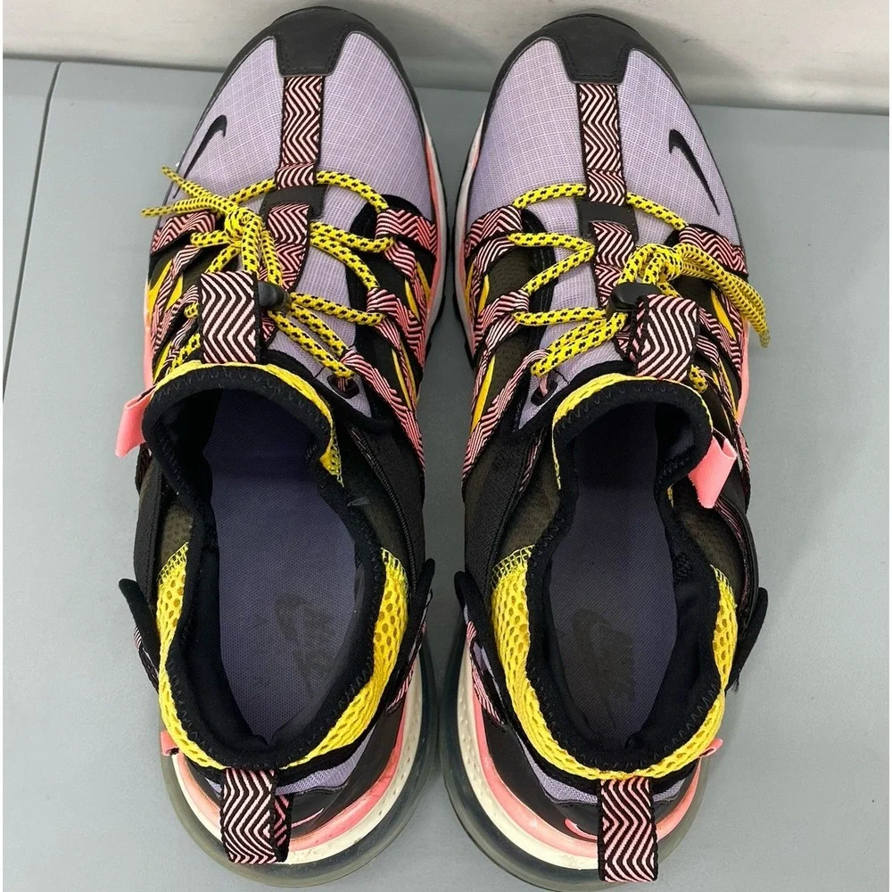 Nike Air Max 270 Bowfin Sneakers Shoes Hiking Outdoor Purple Yellow Mens 12